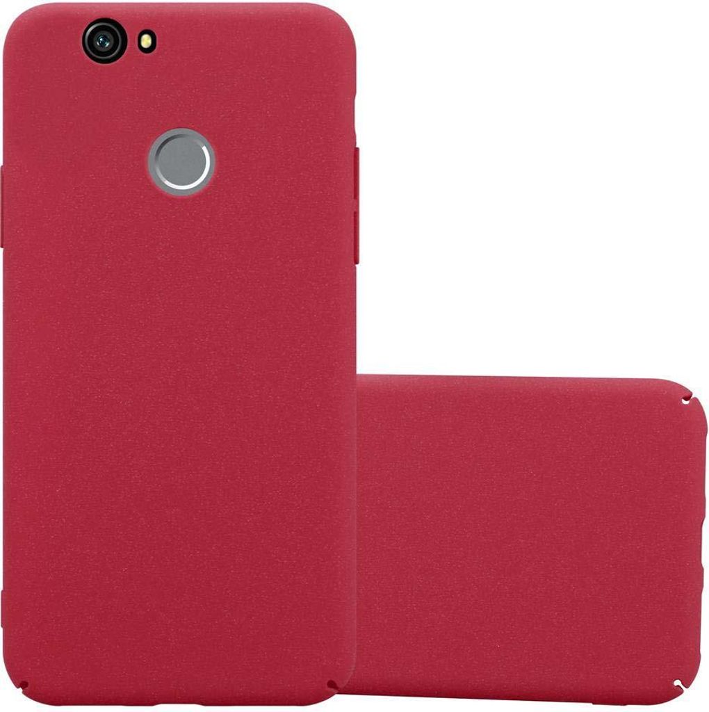 Cadorabo Schutzhülle für Huawei NOVA Hülle in Rot Etui Hard Case Handyhülle Cover