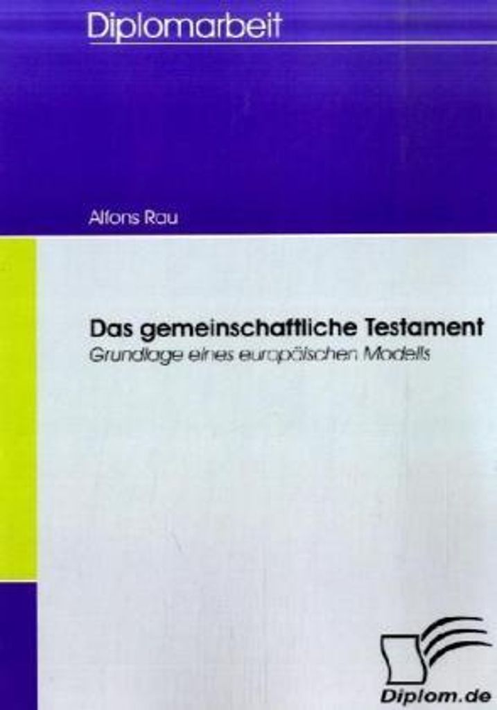 Das gemeinschaftliche Testament