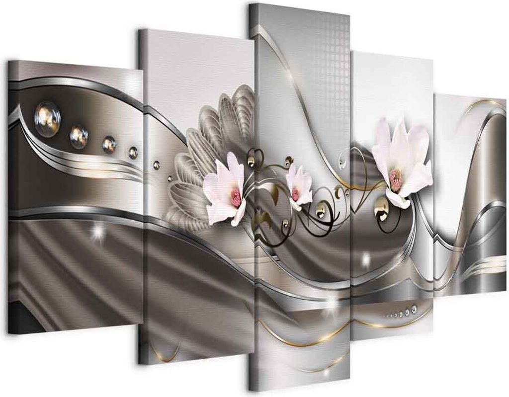 Italienischer Leinwand Leinwandbild - May morning 200x100 cm Abstrakt b-A-0073-b-p