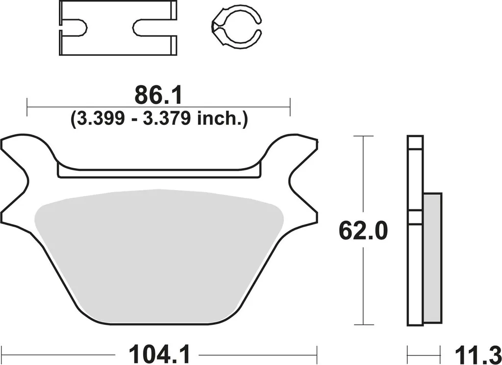 Plaquettes de frein moto TRW MCB 583 PC pour trajets quotidiens et ville