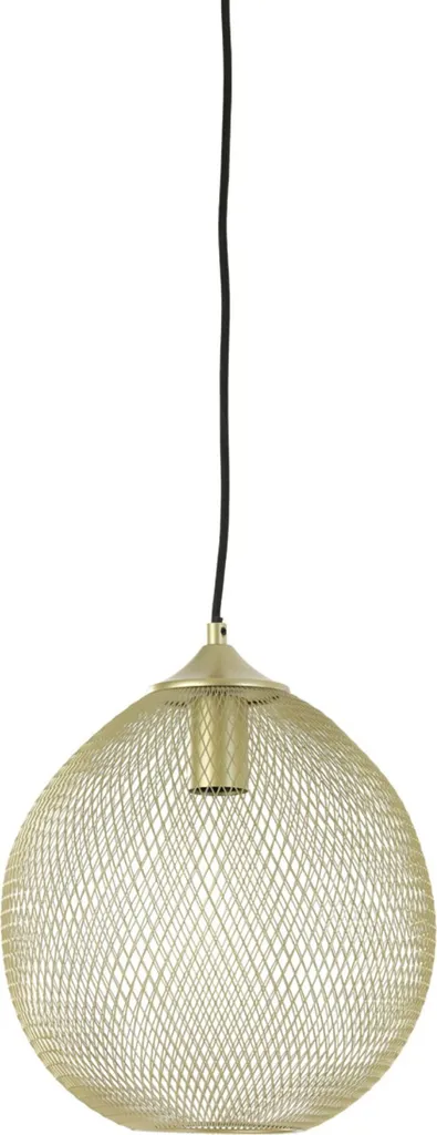 Suspension design pour salle à manger en métal or avec douille E27