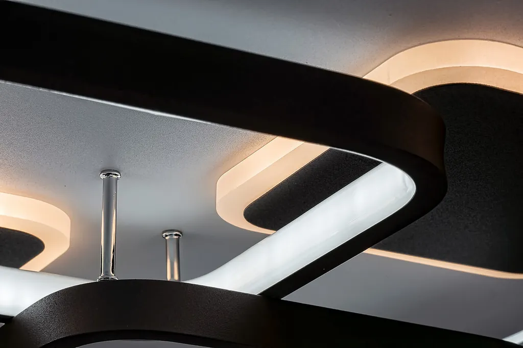 Plafonnier LED Carré Design Delion 50W CCT Réglable avec Télécommande