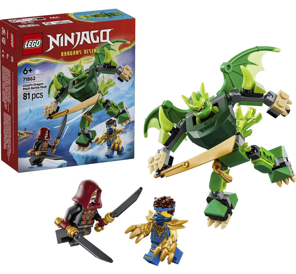 LEGO NINJAGO Lloyds Drachen-Mech Battle Set, Bausatz, 6 Jahr(e), Kunststoff, 81 Stück(e), 106 g