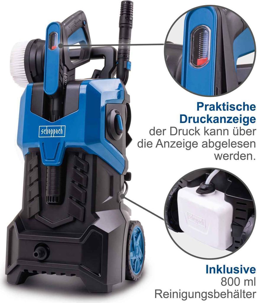 Scheppach Hochdruckreiniger HCE3000 | 2400 W Motor | max. Produktbild 7