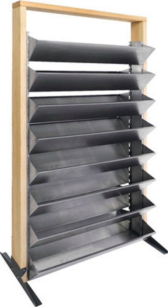 Hochbeet Vertikalbeet bellissa Inalto L16 100 x 50 x 180 cm silber