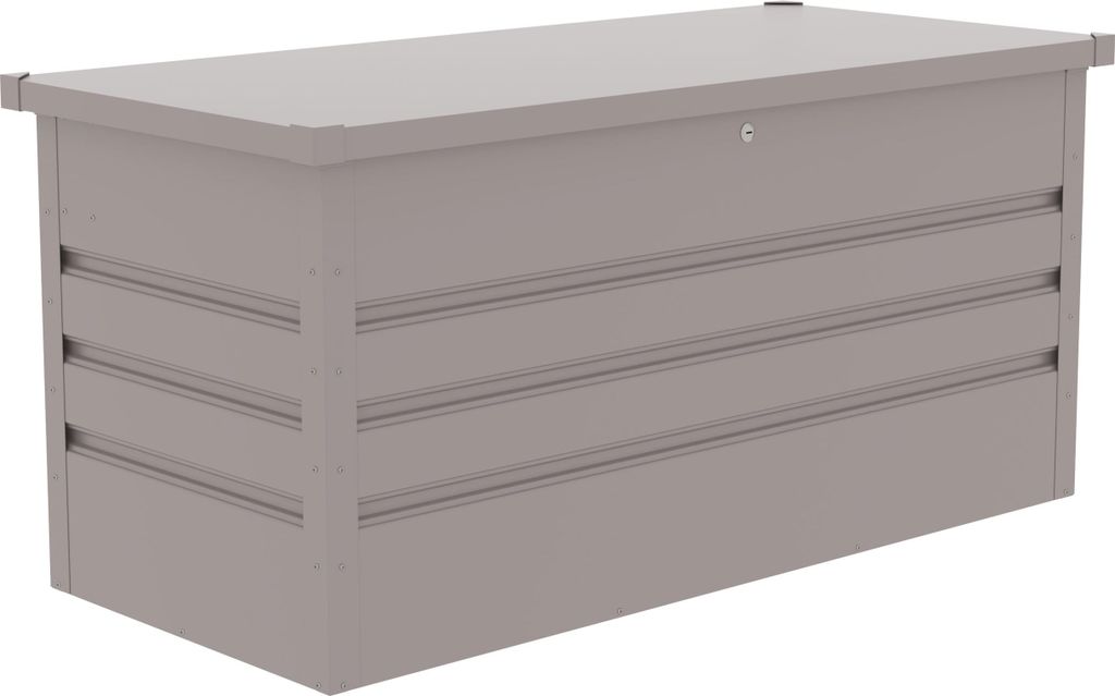 Záhradný box G21 Denver 400 L, šedý plechový Obrázok produktu 