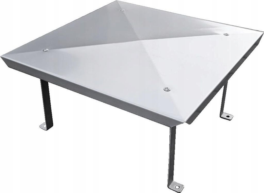Edelstahl-Ummantelungskaminhaube 60 x 100 cm Kaminhaube