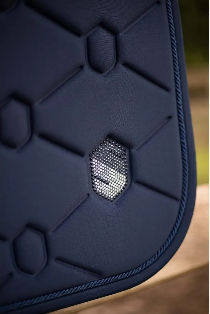 Tapis de selle anti-pression Samshield Spineshield Bleu Glitzer Full - 7