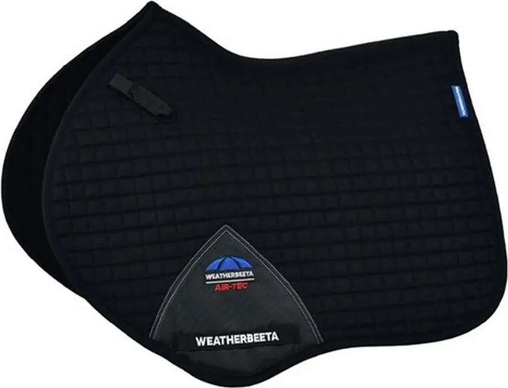 Chabraque de saut respirante Air-Tec WB2289 tapis de selle noir