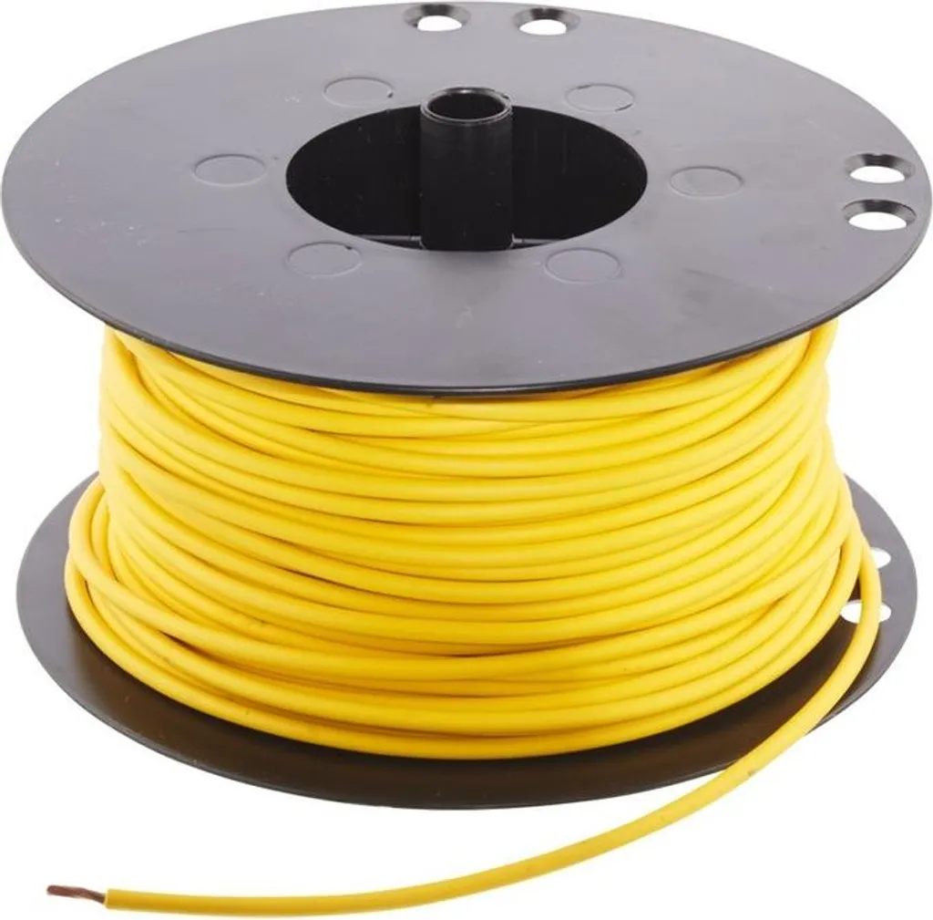 Câble électrique automobile jaune de 2,5mm² - FLY 712 954-002