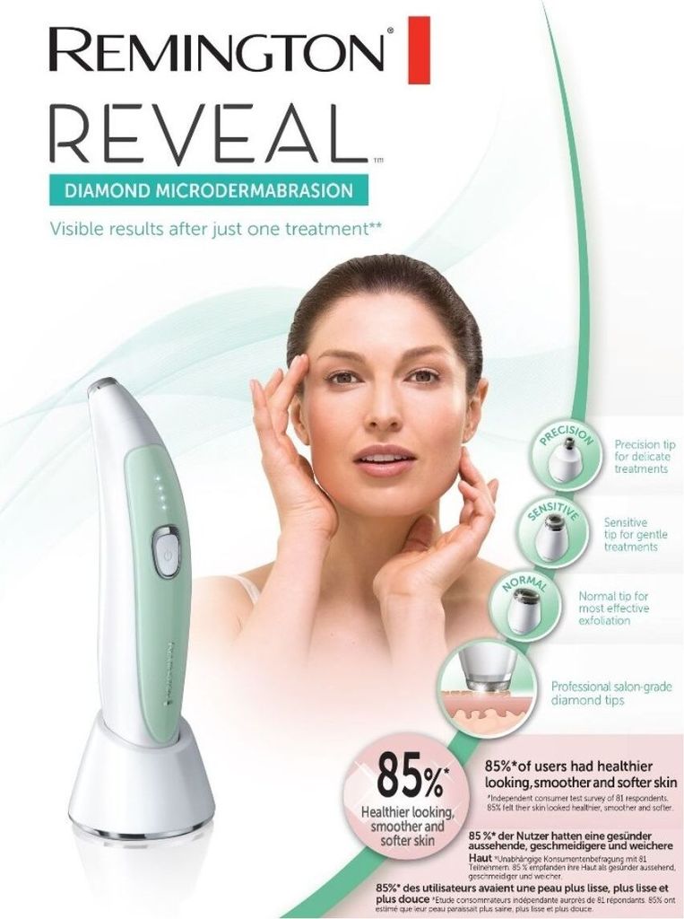 REMINGTON Mikrodermabrasion REVEAL Diamond MD3000 Diamant Produktbild 