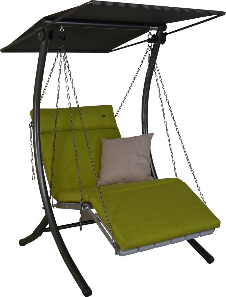 Hollywoodschaukel 1-Sitzer Luxus Smart lime Produktbild 