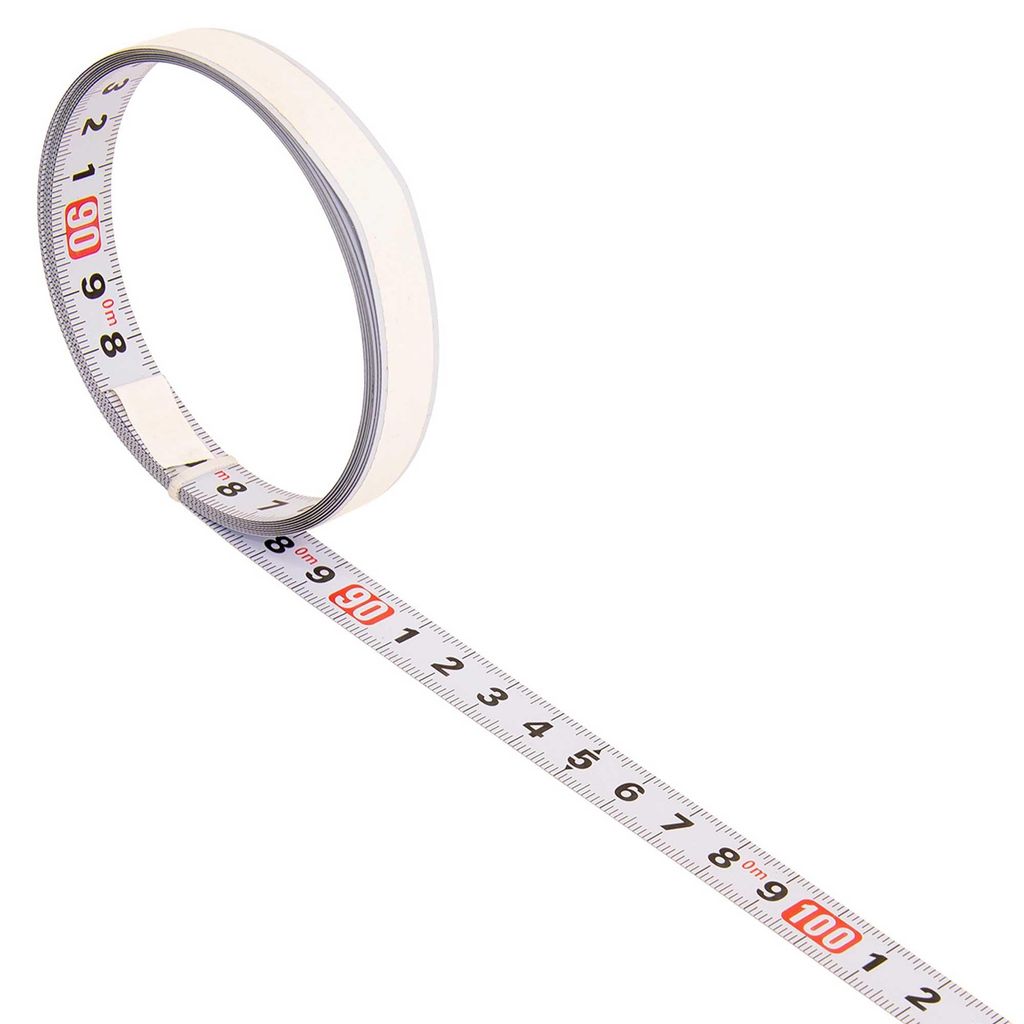 SCHMIDT systemprofile Maßband 1m-1m Mitte Stahl Produktbild 