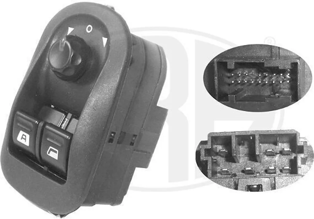 Réparer bouton lève-vitre cassé Peugeot 206 SW avec ERA 662425 Noir