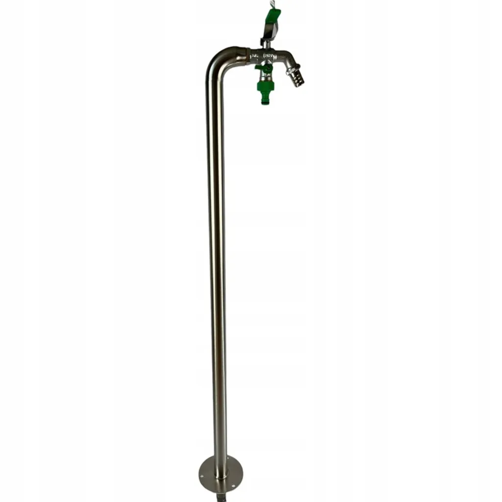 Colonne d'eau design en acier robuste pour arrosage et terrasse 95cm