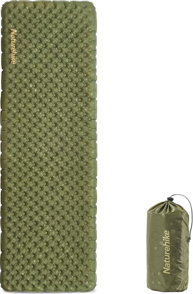 Ultraleichte selbstaufblasende Campingmatte für 4 Jahreszeiten mit hohem R-Wert - Leicht und tragbar Luftbett