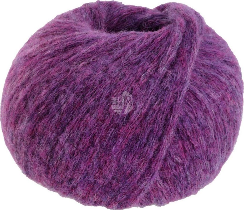 A ball of purple yarn.