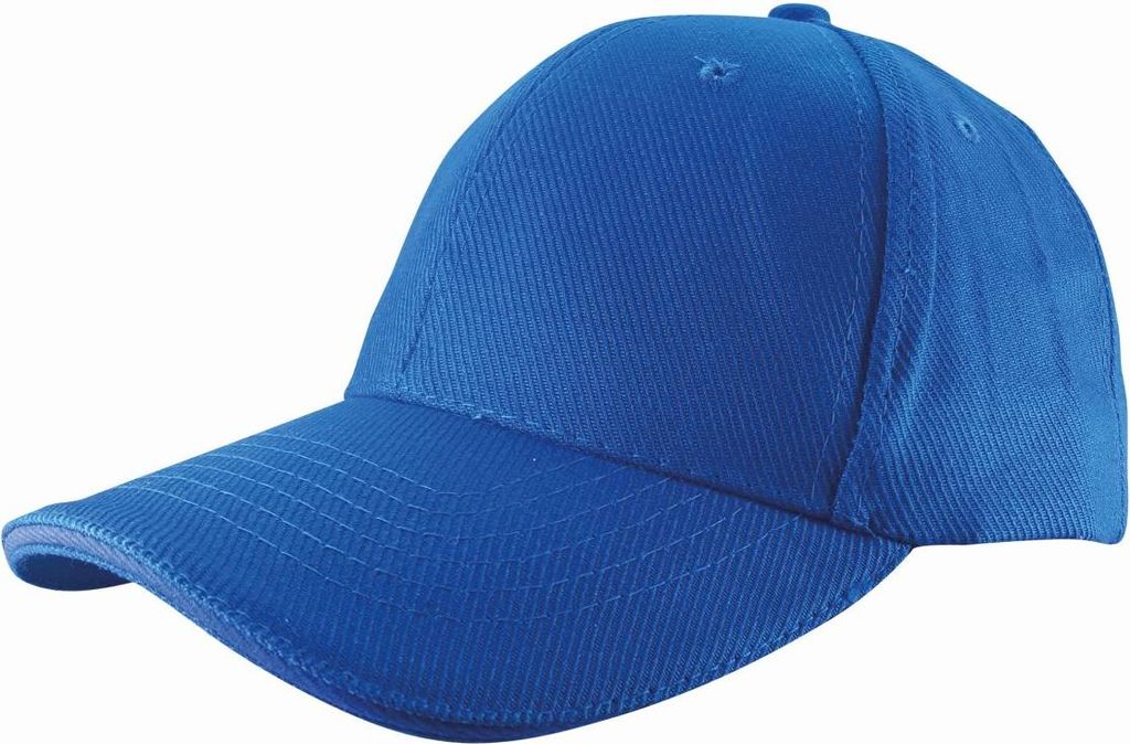 Benza Luxus Sandwich-Baseballkappe aus Canvas – Kobaltblau