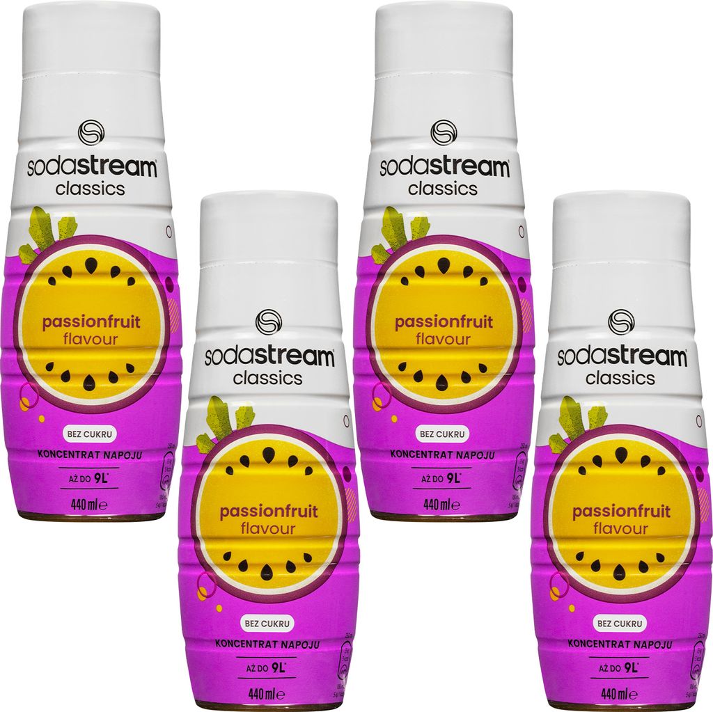 SodaStream Passionfruit Zero Syrup 440ml, 4 kusy Obrázok produktu 