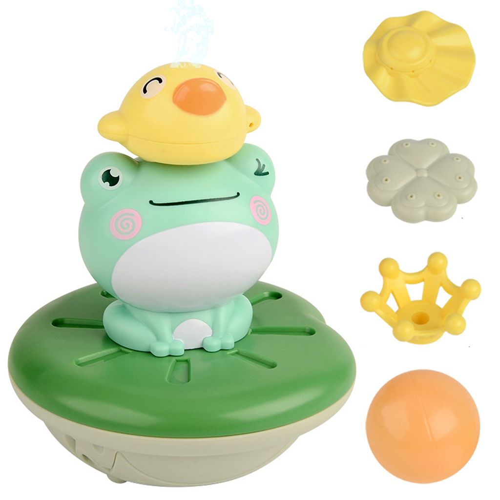 Kind Baby Bubble Badewanne Frosch Automatische Dusche Bad Musik Spielzeug 