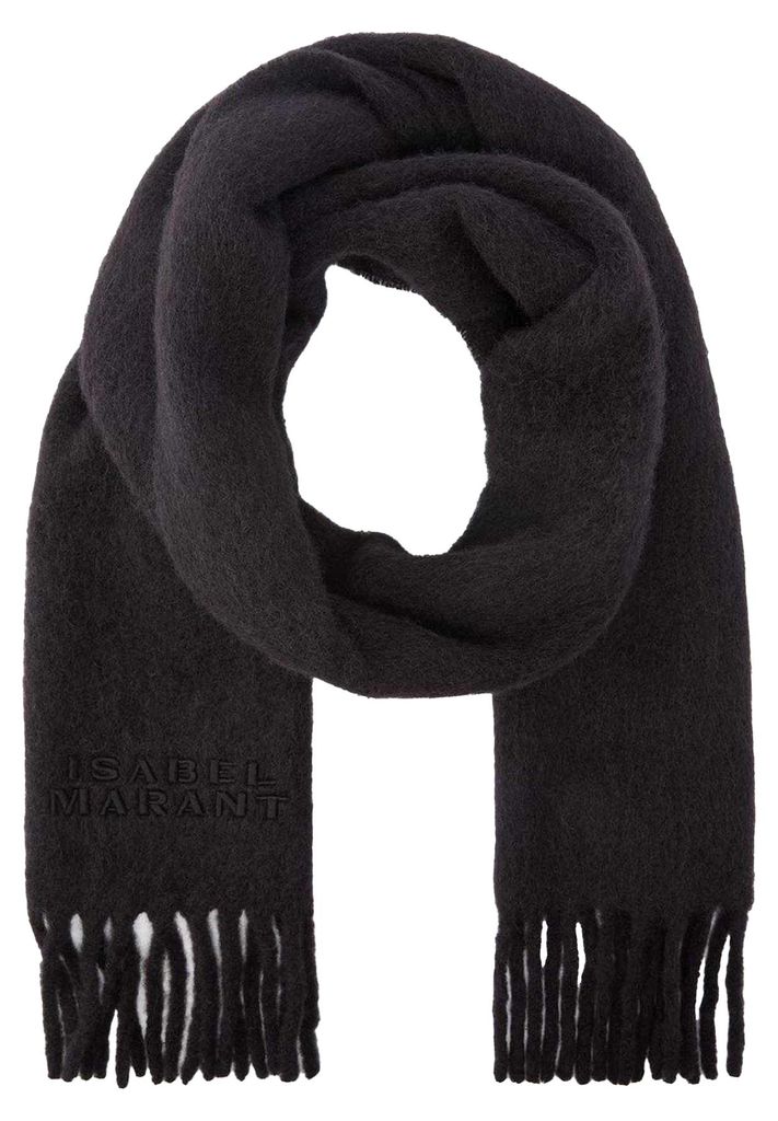 Isabel Marant - Schal, Wollmischung, Winter GT20121 (Einheitsgröße) (Schwarz)