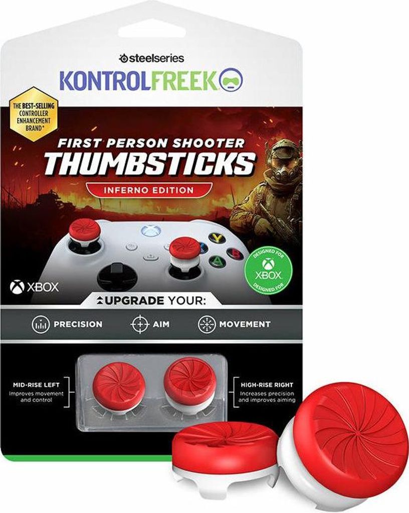 Steelseries 6150-XBX Gaming-Controller-Zubehör Analoge Schlägergriffe