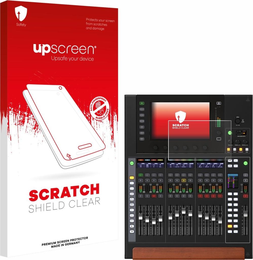 upscreen Schutzfolie für Behringer Wing Compact Displayschutz Displayschutzfolie Folie Klar Transparent