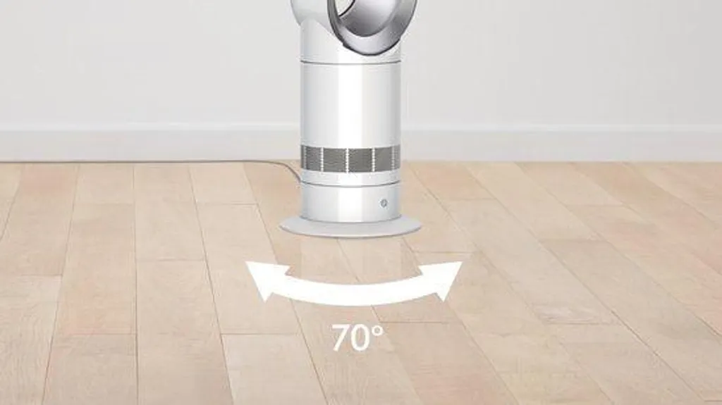 Dyson Hot+Cool AM09 Nickel Blanc - Chauffage d'Appoint et Fraîcheur Été - 32