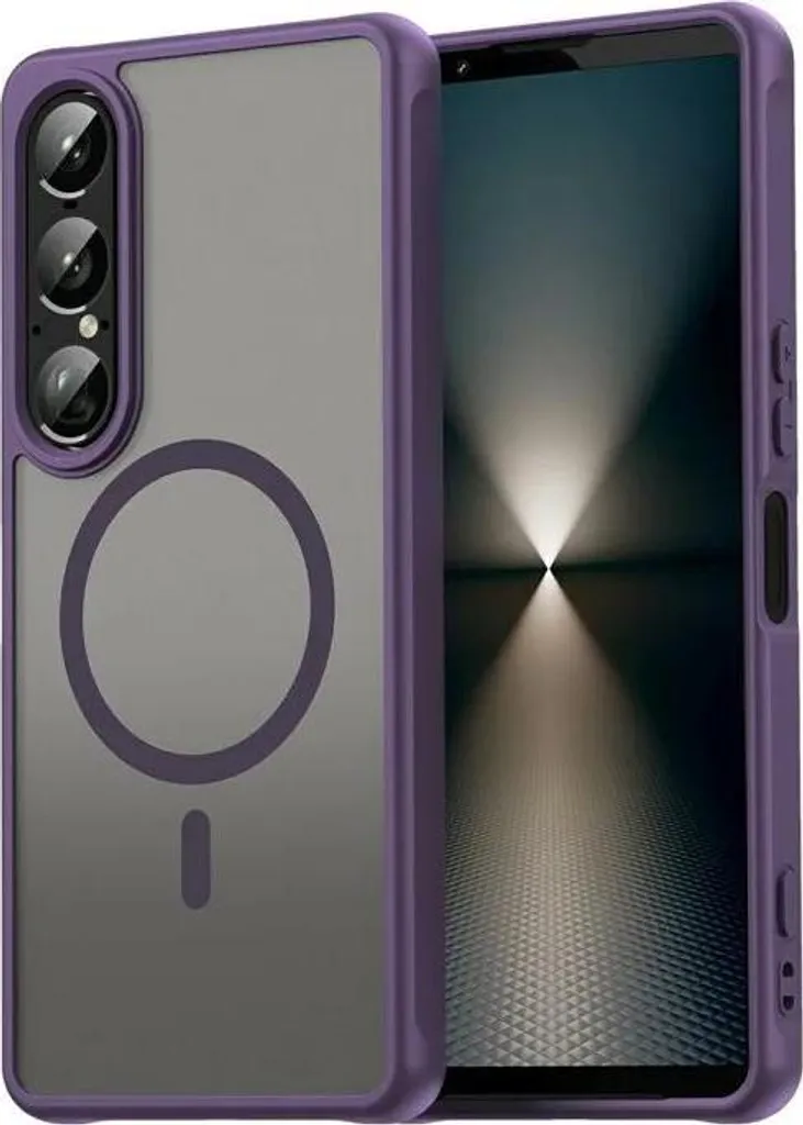 Custodia Sony Xperia 1 VII Phonesta AirFrost MagSafe Viola Opaco