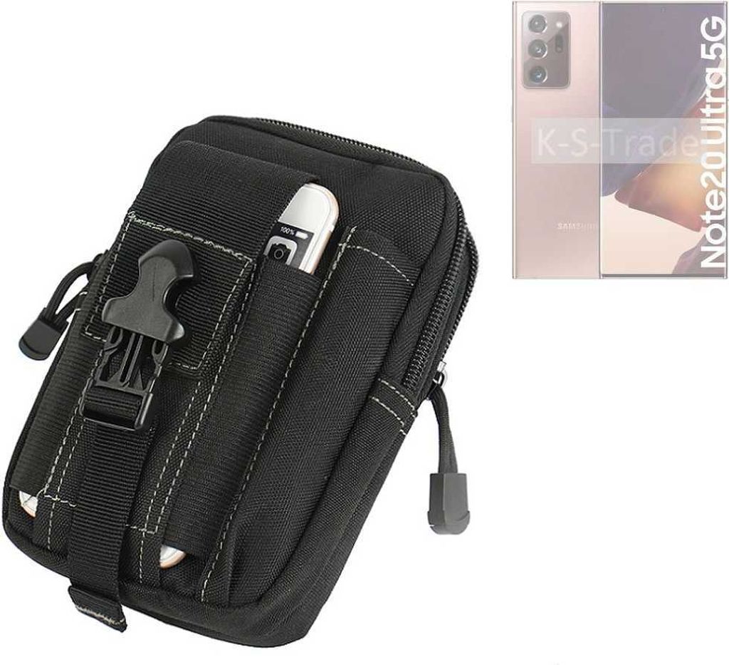 K-S-Trade Gürtel Tasche kompatibel mit Samsung Galaxy Note20 Ultra Gürteltasche Holster Schutz Hülle Handy Hülle Smartphone outdoor Handy-Hülle