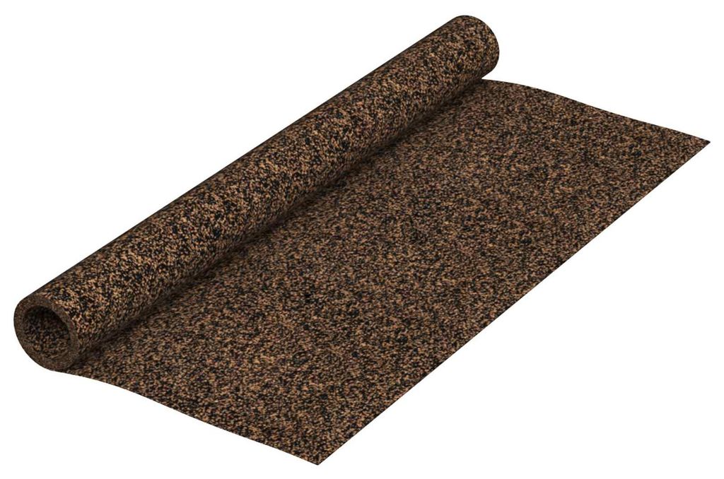 Korkrolle Braun 200 x 100 cm Kork und Gummi