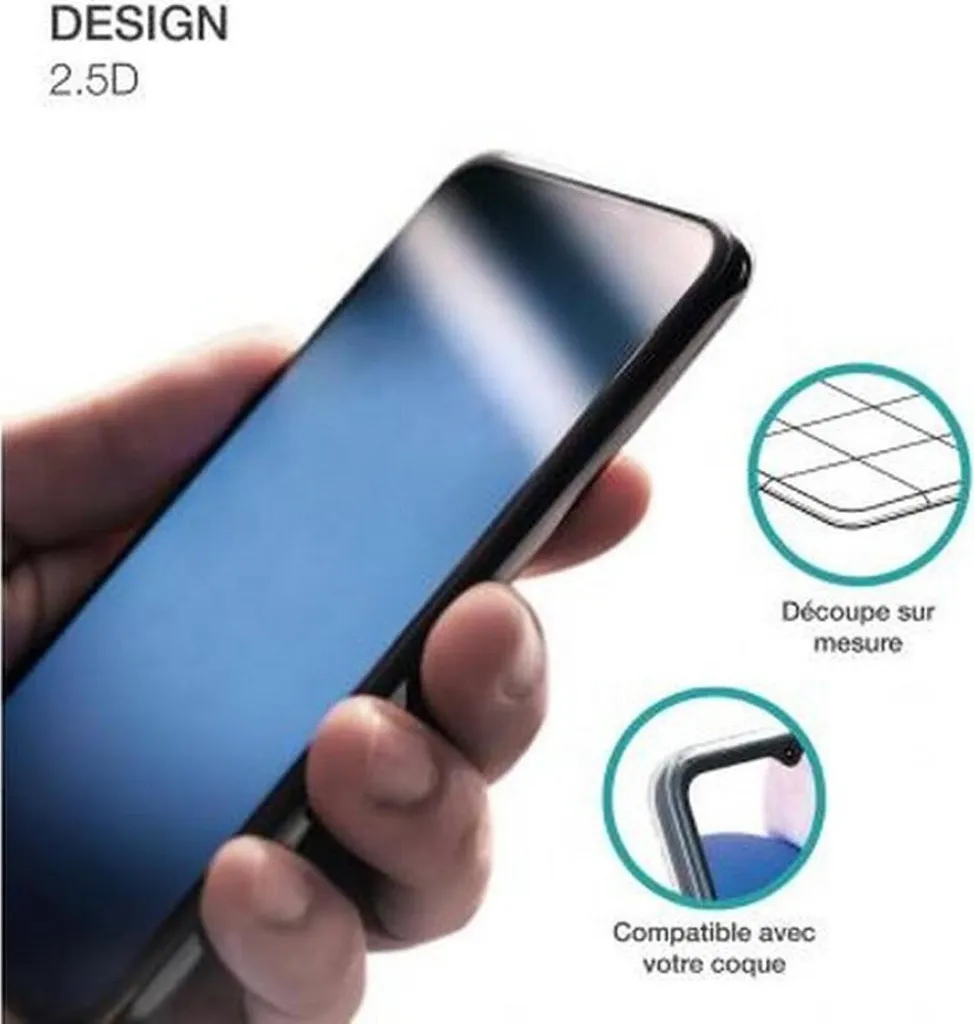 BigBen Connected Vetro Temperato 2.5D per Samsung A71 - Trasparente - 3