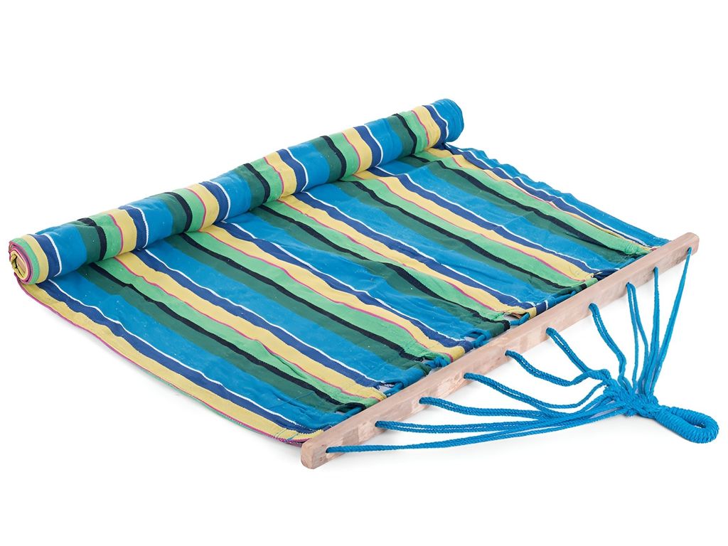 Verk Hamaka hojdacia sieť drevo 200 x 80 cm slabé modré Obrázok produktu 