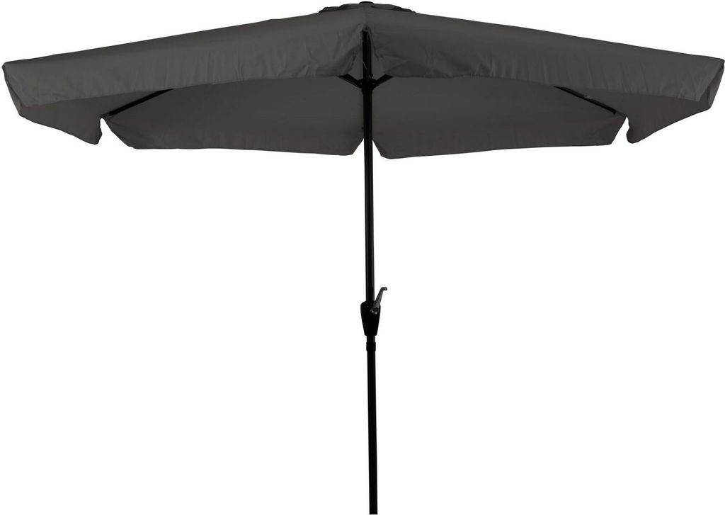 Lesli Living Sonnenschirm "Gemini Grey" Grau ø 300 cm