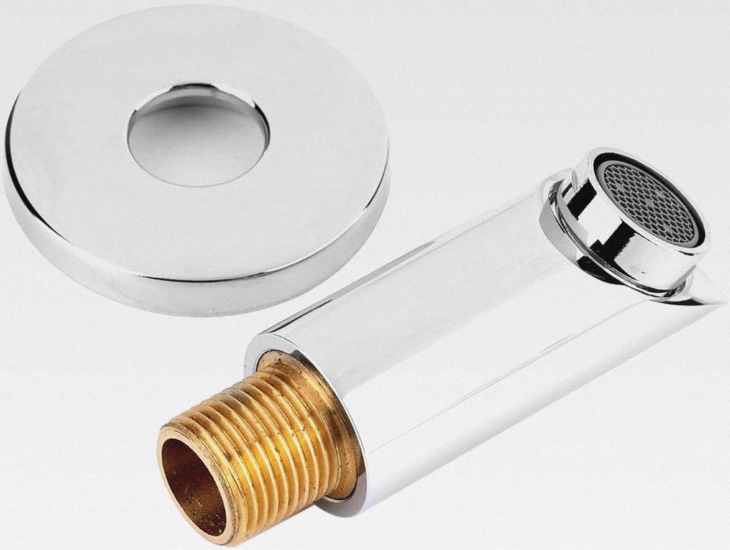G1/2 Zoll Gewinde Duschauslauf Kupfer Rund Verdeckte Installation Duscharmatur Auslauf Umsteller Auslauf Anschluss Badezimmer Duschpaneel Universal...