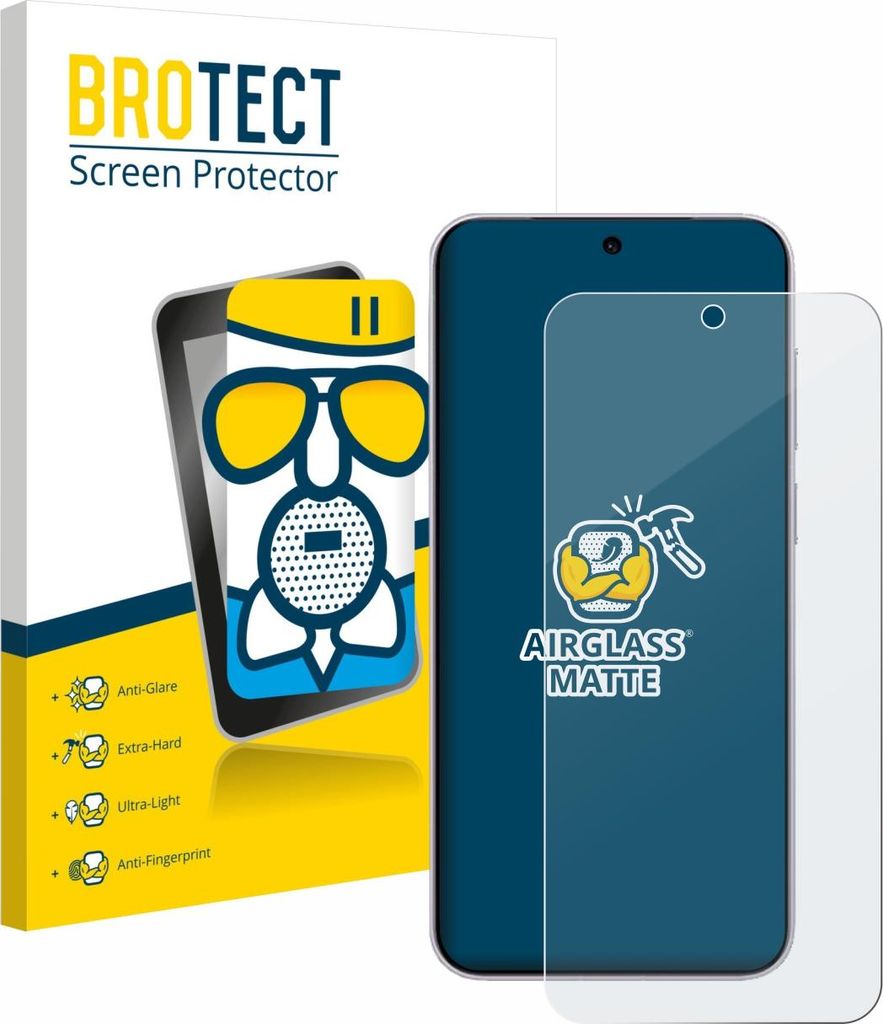 BROTECT Entspiegelungs Schutzglas für Vivo X300 Schutzfolie Panzer Folie Glas Display Schutz matt