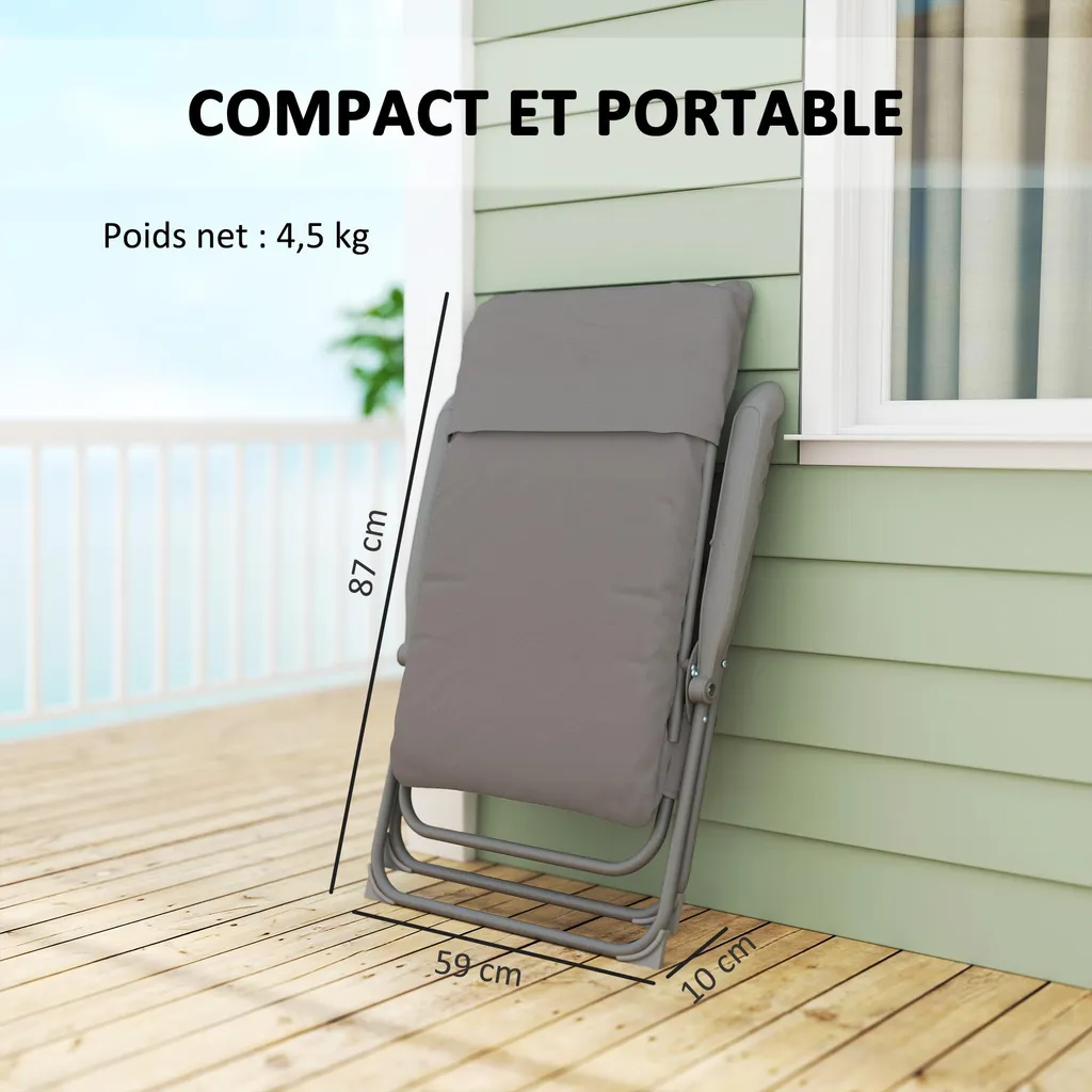 Chaise de Pêche Ergonomique et Fauteuil de Camping Pliant - 4
