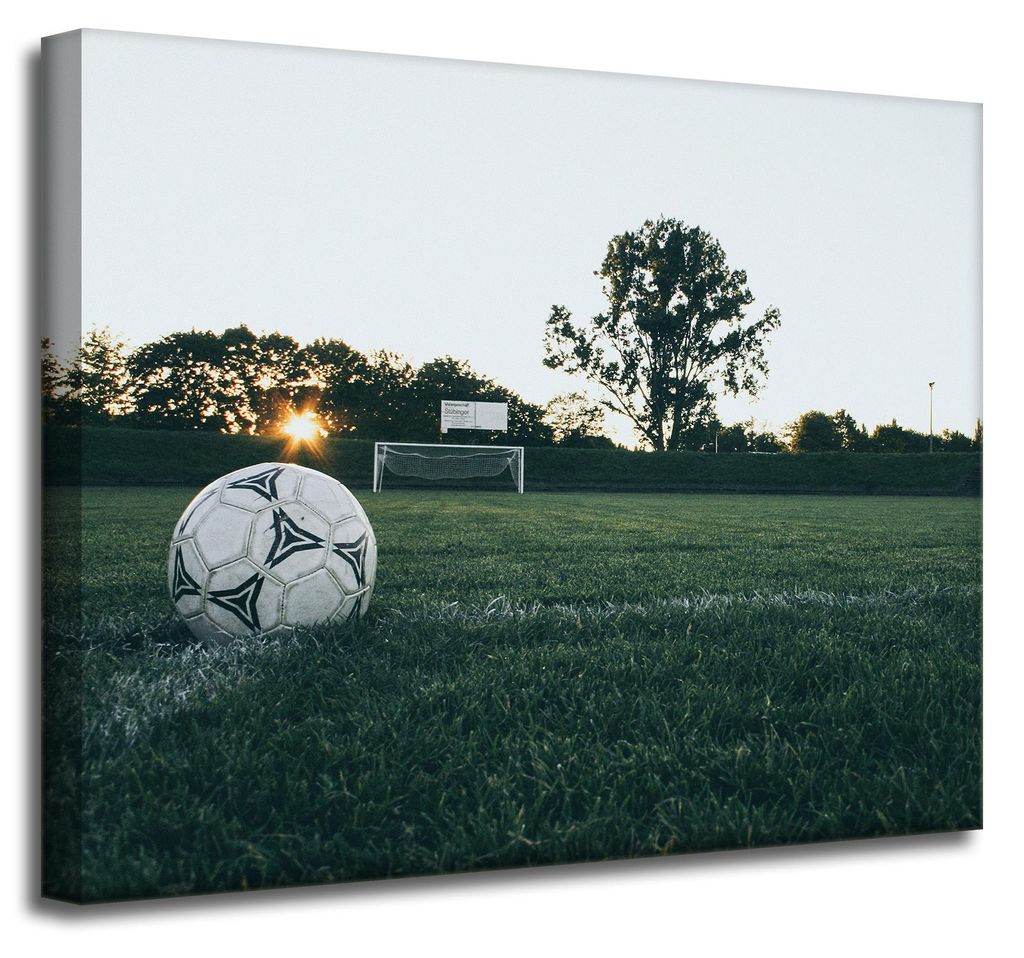 Leinwanddruck Jugendfußball 50x40 cm