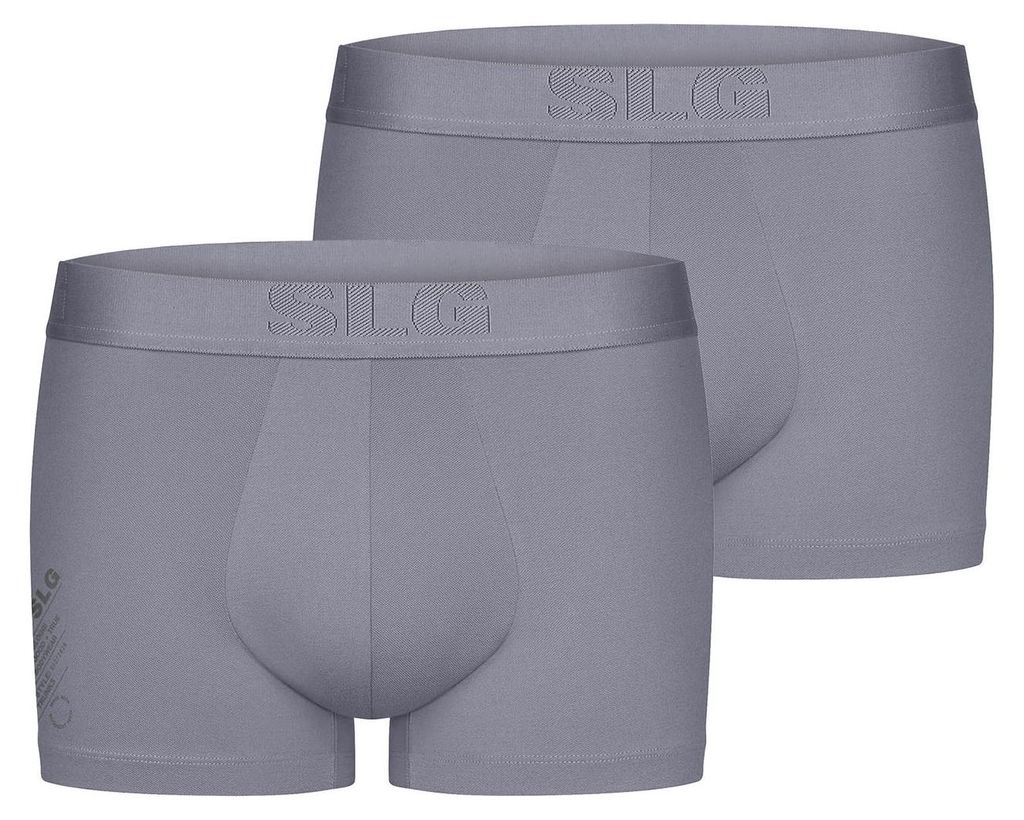sloggi Herren Retro Boxer Base Soft 2-Pack morandigrey - Größe L