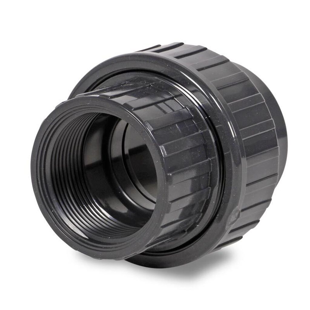 3-teilige PVC-Kupplung 63 mm x 2 10 bar