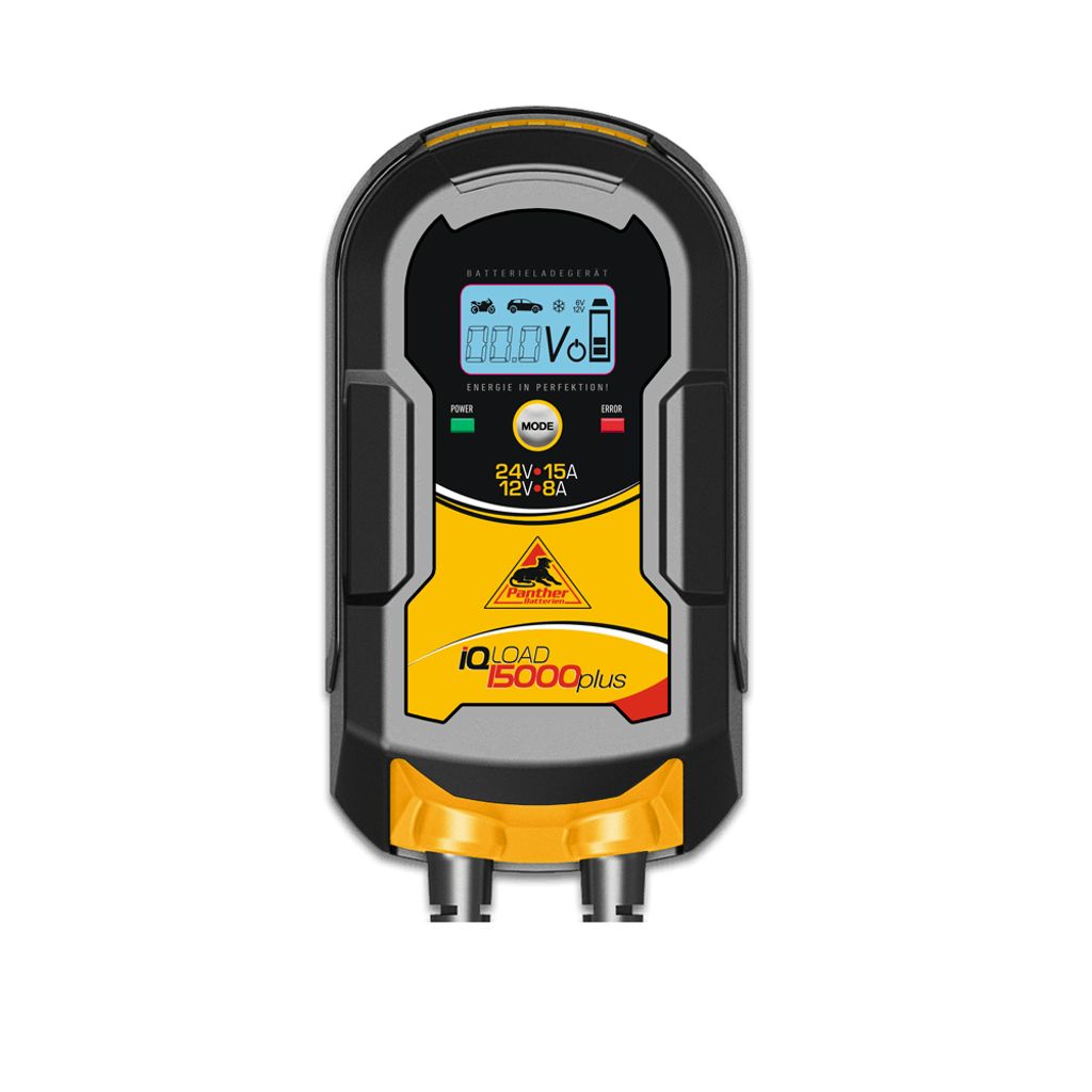 Batterieladegerät mit Starthilfefunktion - 15A - Für 6V oder 12V  Blei-Säure-Batterien