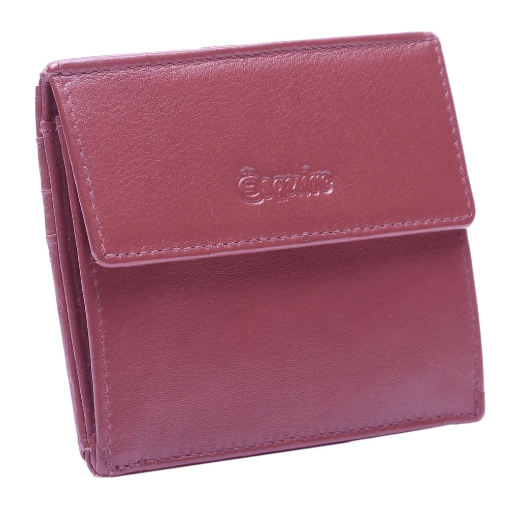 Esquire Oslo Card Holder Red: Accessorio in Pelle Elegante e Compatto - 5
