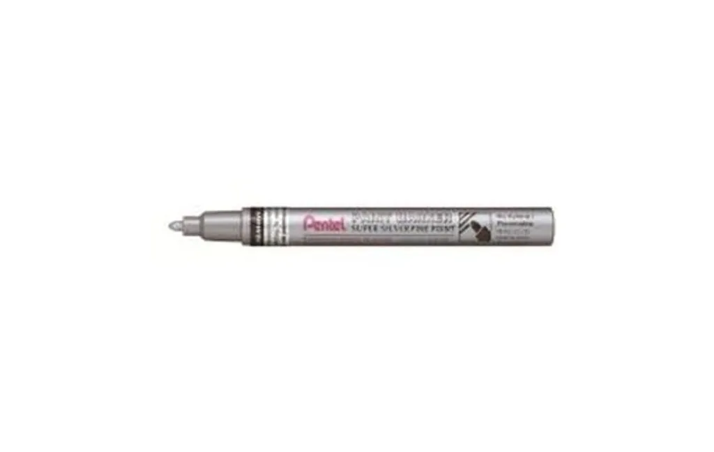 Marqueur Argent Permanent Pentel MSP10-Z à Encre Opaque - Pack de 12