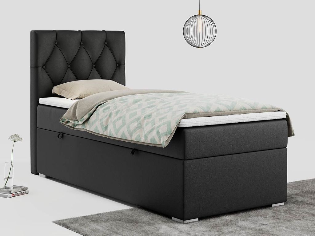 Einzelbett mit Bettkasten, jungenbetten 90 cm, Produktbild 