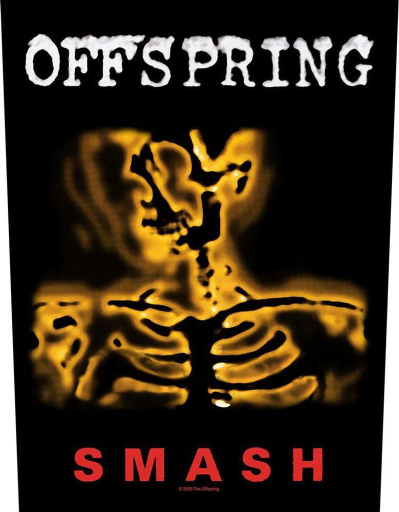 The Offspring - Patch "Smash" RO13972 (Einheitsgröße) (Schwarz/Gelb)