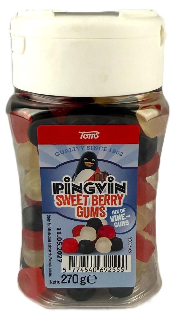 Toms Pingvin Gomme dolci ai frutti di bosco 270g Immagine del prodotto 