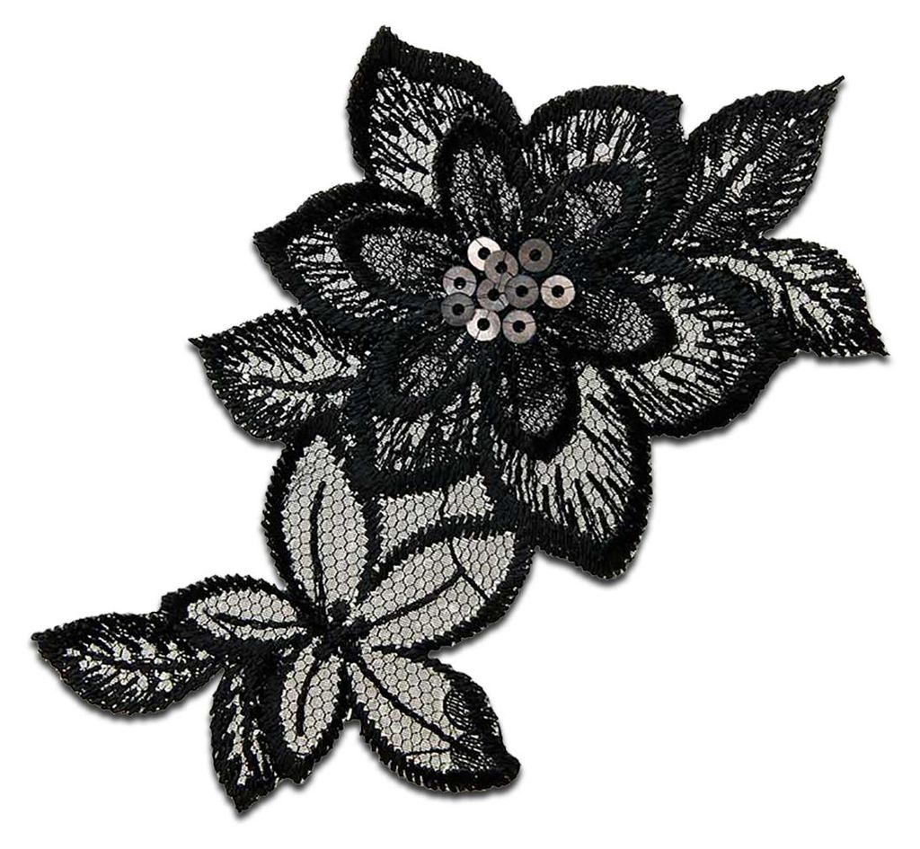 Blume Blüte Pflanze - Aufnäher, Bügelbild, Aufbügler, Produktbild 