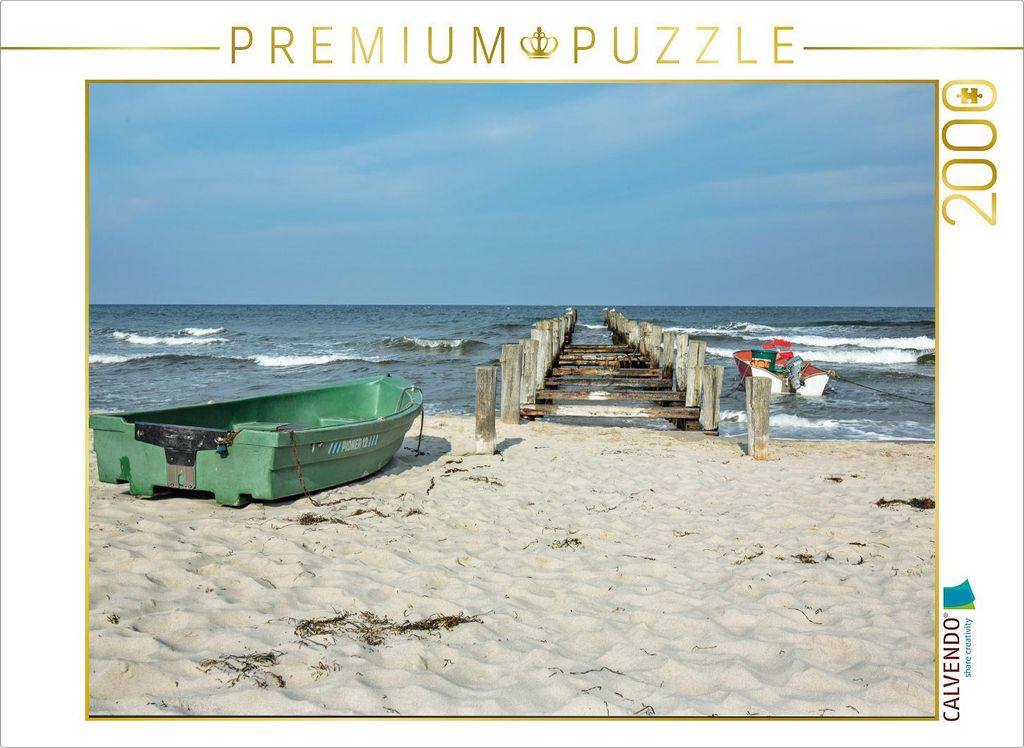 CALVENDO Puzzle Urlaubsparadies Fischland Darß 2000 Teile Puzzle quer | 2000 Teile Lege-Größe 90x67cm Foto-Puzzle für glückliche Stunden