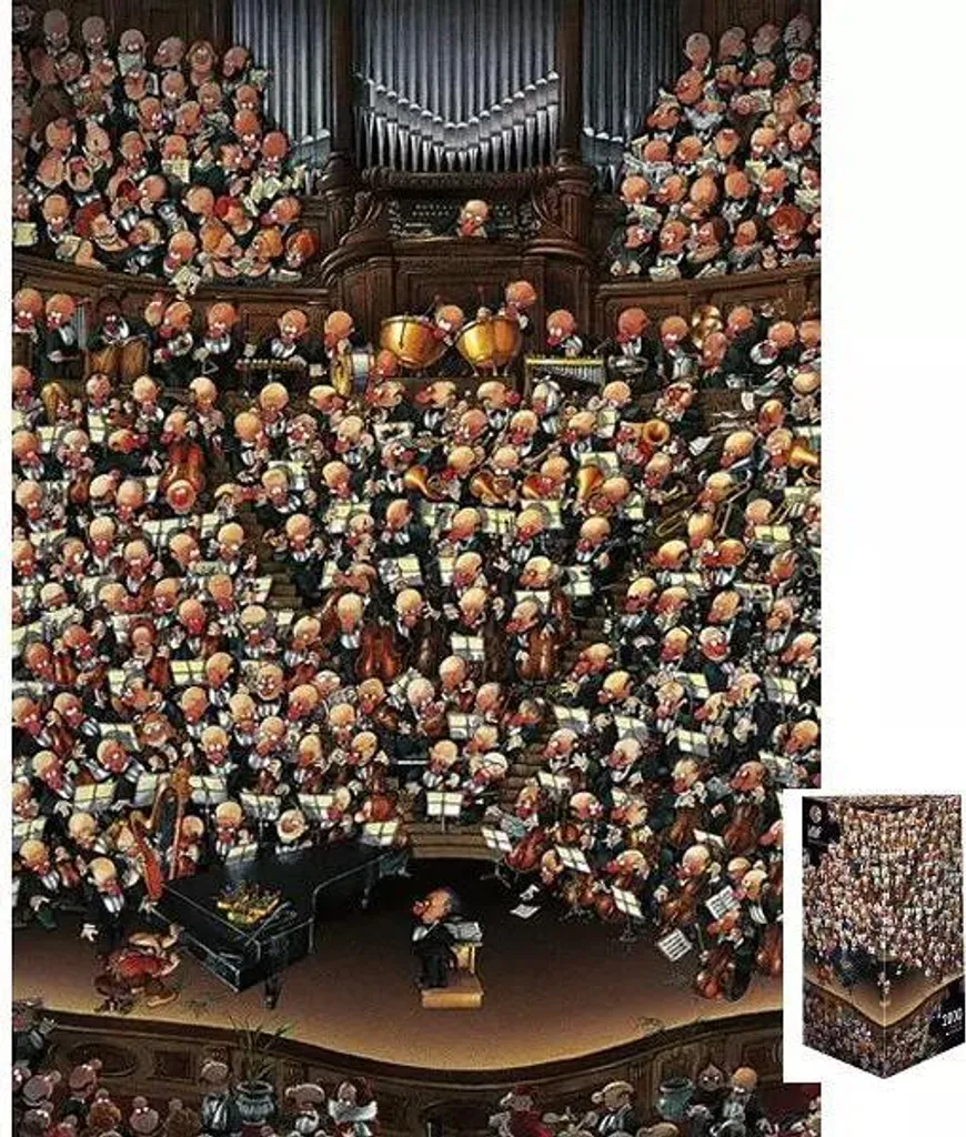 Puzzle haut de gamme de 2000 pièces avec boîte triangulaire Heye - 4