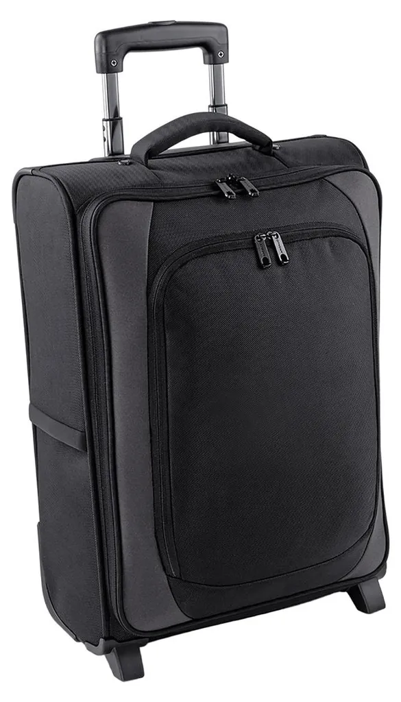Valise de Bureau Quadra FK2486 Tungsten en Noir et Gris avec 2 Roues
